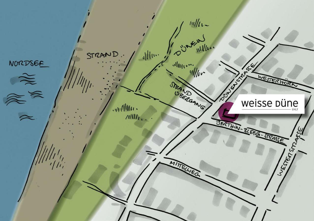 Appartamento Weisse Duene - Ost Wenningstedt-Braderup Esterno foto