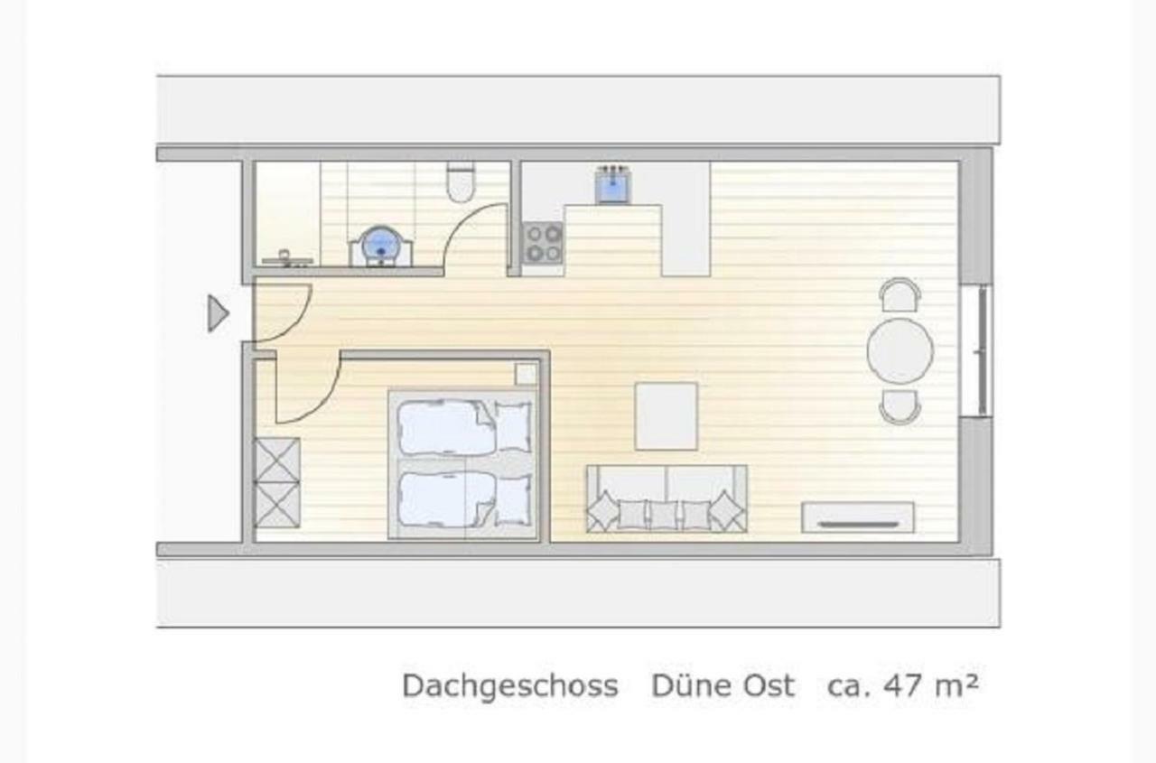 Appartamento Weisse Duene - Ost Wenningstedt-Braderup Esterno foto